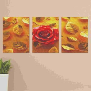 Set of 3 Wall Art Wooden Phototile
