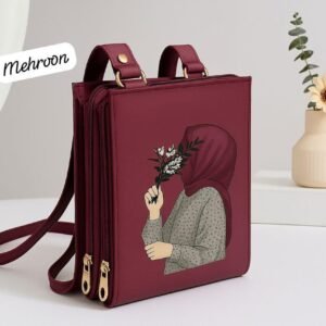 Elegance in Bloom: Illustrated Crossbody Mobile Wallet