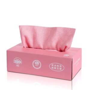 Microfiber Towel Reusable Pack of 20 Pcs Box Random Color