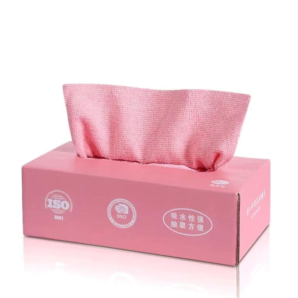 Microfiber Towel Reusable Pack of 20 Pcs Box Random Color