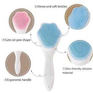 1 PCs Silicone Face Scrubber Exfoliating Brush