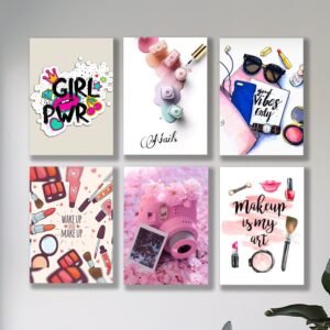 Set of 6 Fashion & Empowerment Wall Art Frames