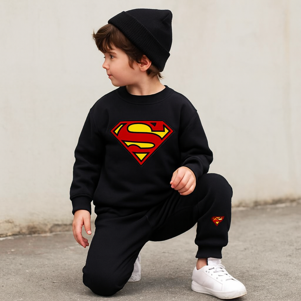 Kids Winter Tracksuit Set | Fleece Jumper & Bottoms for Boys & Girls