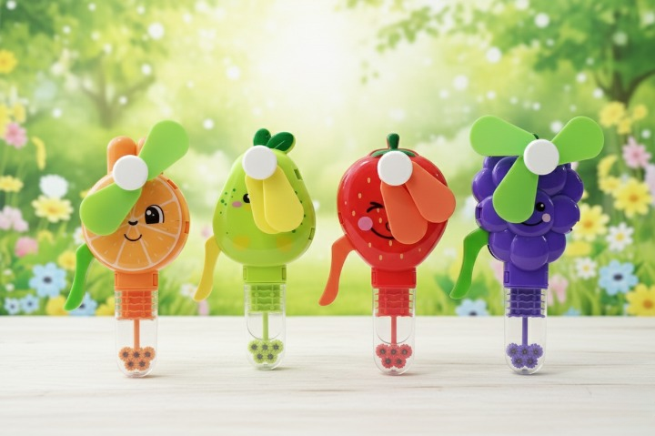 Handheld Fruit Shape Toy Fan for Kids