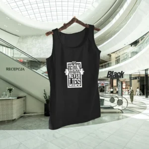 The Iron Never Lies Design Tank top for Men Workout