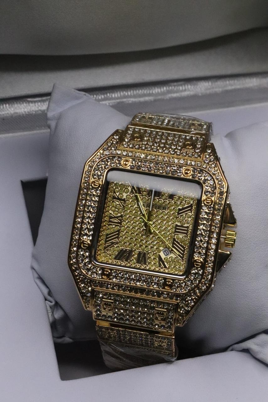 CTR Watch Stone Mens Striking Stone Finish Precision Quartz Comfortable - Image 3