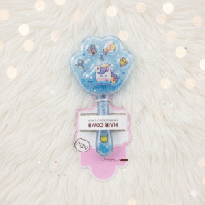 Magical Unicorn Paw-Shaped Glitter Hair Brush & Scalp Massager