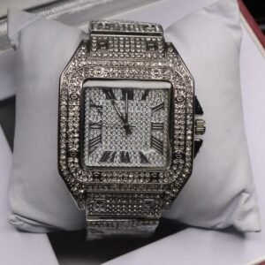 CTR Watch Stone Mens Striking Stone Finish Precision Quartz Comfortable